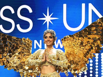 सोने की चिड़िया बनकर Miss Universe 2023 में पहुंची दिविता राय, डिजाइनर आउटफिट ने कराया भारत को गर्व