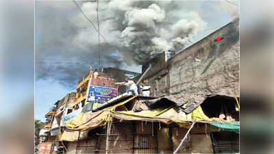 Aurangabad : शॉर्ट सर्किटमुळे कापडाच्या दुकानाला आग; नऊ लाखांचा ऐवज खाक