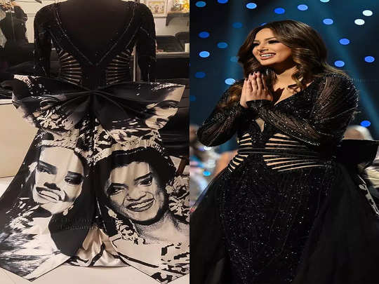 Miss Universeના સ્ટેજ પર Harnaaz Sandhuએ પહેર્યો ખાસ ડ્રેસ, બેક સાઈડ હતી સુષ્મિતા-લારાની ફોટો