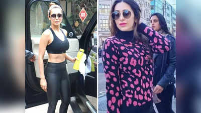 Malaika Arora: मुंबई के 18 डिग्री तापमान पर ही ठिठुर गए सेलेब्स, मलाइका से करिश्मा तक को लग रही भयंकर सर्दी