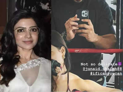 Samantha: మజిల్స్ చూపించిన సమంత.. బలం వచ్చేసింది.. ఇక ఢోకా లేనట్లే!