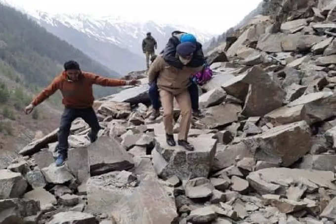 Landslide in Himachal Pradesh