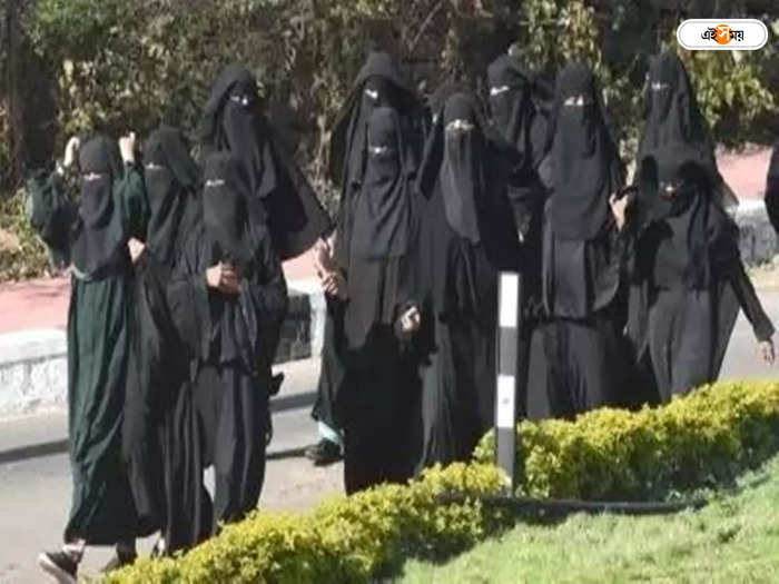 Burqa-clad girls stopped from entering UP college.