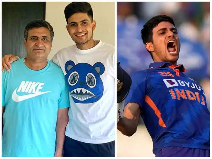Shubman Gill With Father