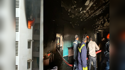 Godrej Garden City Fire : અમદાવાદઃ ગોદરેજ ગાર્ડન સિટીના ઈડન વી બ્લોકમાં પતિએ પત્નીની હત્યા કરી ઘરમાં લગાવી આગ