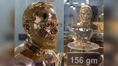 सूरत के 20 कारीगरों ने मिलकर तीन महीने में बनाई पीएम मोदी की सोने की मूर्ति, वजन रखा 156 ग्राम, जानिए वजह