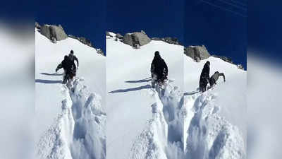 पहाड़ सी चुनौती! शिमला के दुगर्म इलाके डोडरा क्वार में बिजली हुई गुल, 3 फीट बर्फ के बीच ठीक करने निकले कर्मी