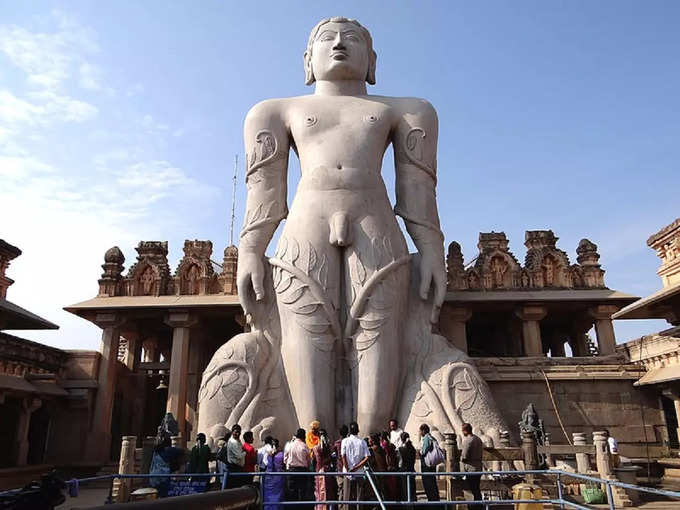 ​<strong>मोनोलिथिक गोमतेश्वर स्टैच्यू, श्रवणबेलगोला - Gomateshwara Statue</strong>​