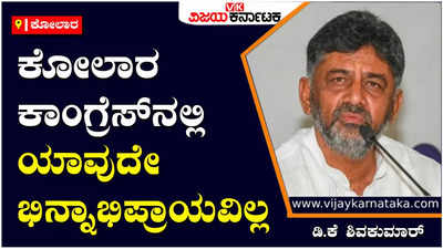 DK Shivakumar: ನಮ್ಮಲ್ಲಿ ಯಾವುದೇ ಭಿನ್ನಾಭಿಪ್ರಾಯಗಳಿಲ್ಲ, ವ್ಯಕ್ತಿಗಿಂತ ಪಕ್ಷ ದೊಡ್ಡದು ಎಂದು ಪ್ರಚಾರ ಮಾಡುತ್ತಿದ್ದೇವೆ - ಡಿ.ಕೆ ಶಿವಕುಮಾರ್‌