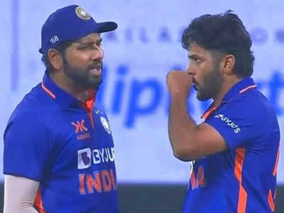 Rohit Sharma Shardul Thakur : একেরপর এক খারাপ বল, শার্দূলের দিকে তেড়ে গেলেন রোহিত