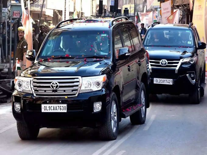 PM Narendra Modi Car Toyota Land Cruiser