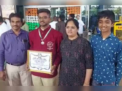 National Bravery Award-ಜಲಪಾತದಲ್ಲಿ ಮುಳುಗುತ್ತಿದ್ದ ಮೂವರನ್ನು ರಕ್ಷಿಸಿದ್ದ ಧೀರ ಆದಿತ್ಯ ಶಿವಳ್ಳಿಗೆ ತವರಿಗೆ