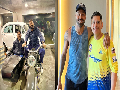 દિગ્ગજ MS Dhoni સાથે મુલાકાત દરમિયાન કયા મુદ્દા પર થાય છે વાતચીત? Hardik Pandyaએ કર્યો ખુલાસો