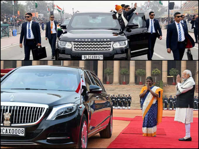 राष्‍ट्रपति और पीएम मोदी की कारों की रफ्तार क्‍या है?
