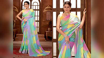 Printed Georgette Saree: पाएं क्लासी और एलिगेंट लुक, ऐसी प्रिंटेड साड़ियां पहले कभी नहीं देखी होंगी