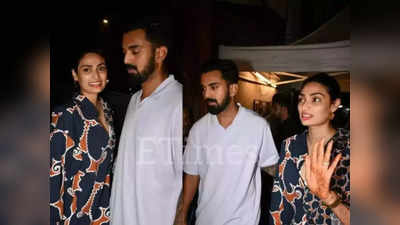 Athiya Shetty-KL Rahul: पति केएल राहुल संग डिनर डेट पर पहुंची अथिया शेट्टी, शादी के बाद पहली बार साथ दिखा कपल