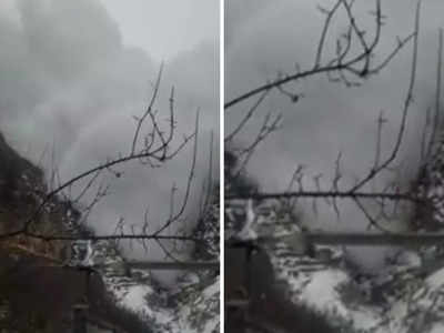 Avalanche in Uttarakhand: जोशीमठ से 100 किमी दूर हिमस्खलन से दहशत, भारत चीन सीमा सड़क पर बर्फ का गुबार