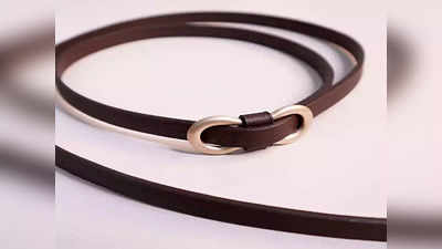 स्टाईलिश आणि स्लिम लुक करण्यासाठी आजच खरेदी करा हे साधे आणि स्टाईलिश brown belt for women