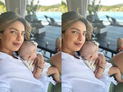 Priyanka Chopra: மகளின் முகத்தை முதல்முறையாக காட்டிய விஜய் ஹீரோயின்: செம க்யூட்