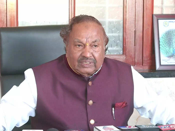Former minister Eshwarappa lashed at Siddaramaiah in Shivamogga