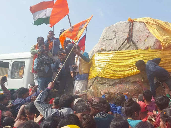 गोपालगंज में यूं रहा शालिग्राम के दर्शन का नजारा