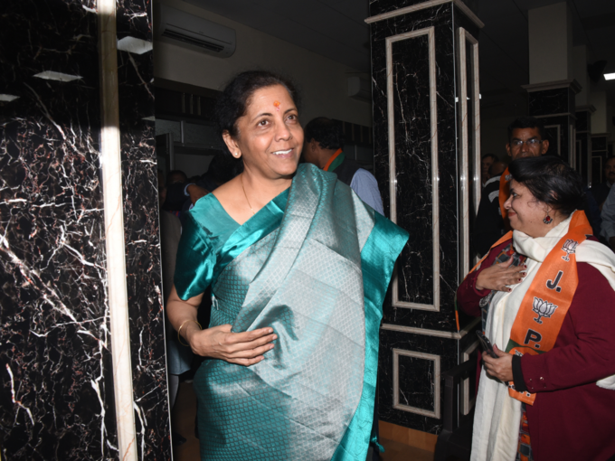 Nirmala Sitharaman silk Saree