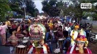 பாலதண்டாயுதபாணி கோவில் குடமுழக்கு விழாவிற்காக ஊர் மக்கள் 500 பேர் ஒன்று கூடி சீர்வரிசை