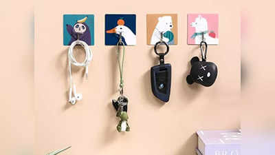 Wall Hanger Sticker: कहीं भी आसानी से चिपक जाते हैं ये हेंगर, किचन और बाथरूम में करें इस्तेमाल