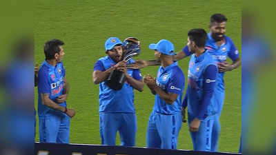 IND vs NZ: कप्तान हार्दिक से ट्रॉफी मिलने पर हैरान रह गए पृथ्वी साव, वायरल हो रहा युवा बल्लेबाज का रिएक्शन