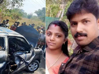 ആശുപത്രിയിലെത്താൻ രണ്ട് മിനിറ്റ് മാത്രം; കാറിൽ കത്തിയമർന്ന് റീഷയും പ്രിജിത്തും, പുറത്തെടുത്തത് ഗുരുതരമായി പൊള്ളലേറ്റ അവസ്ഥയിൽ