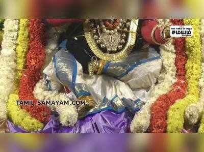 பிரசித்தி பெற்ற சமயபுரம் அருள்மிகு மாரியம்மன் திருக்கோயிலில் தைப்பூச திருவிழா