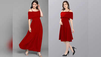 Women Red Dress: गर्लफ्रेंड को गिफ्ट करने के लिए बेस्ट रहेंगी ये ड्रेस, Valentine Day के लिए हैं पर्फेक्ट चॉइस