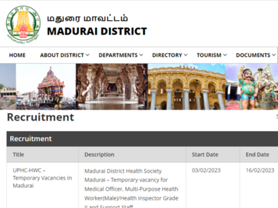 மதுரை மாவட்ட ஹெல்த் சொசைட்டியில் 138 காலிப்பணியிடங்கள்! 60,000 சம்பளத்தில் அரசு வேலை!