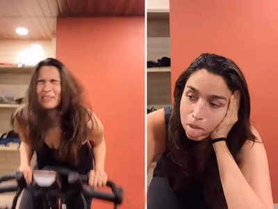 Alia Bhatt Workout Video: आलिया भट्ट ने जिम में बहाया इस कदर पसीना, हुईं इतनी पस्त कि जीभ निकल आई बाहर