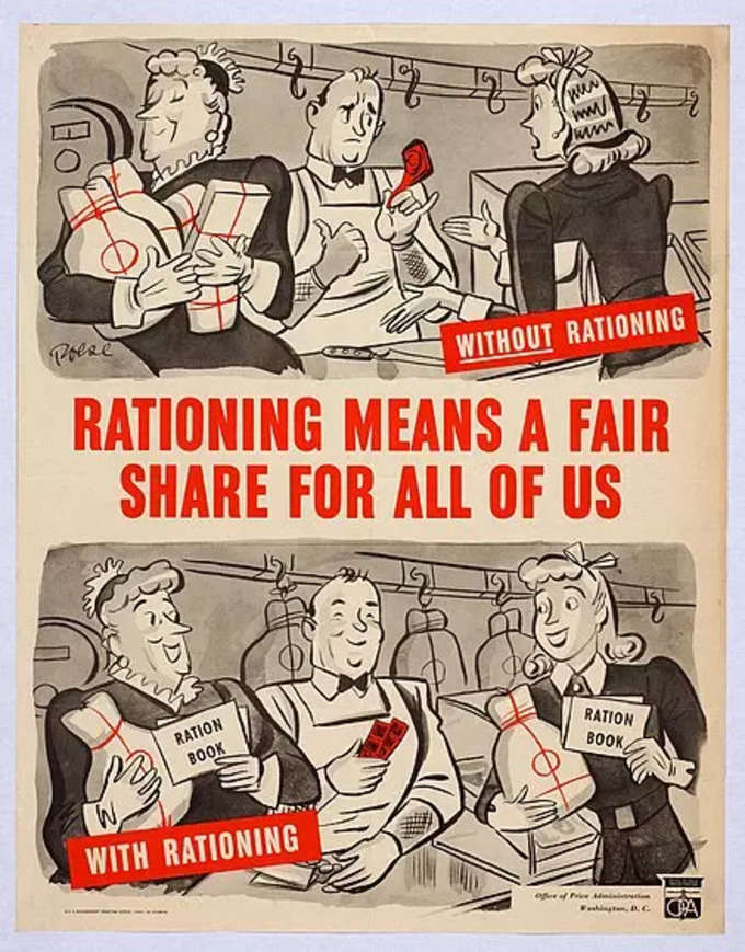 Rationing Means a Fair Share for All of Us