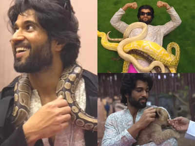 Vijay Devarakonda: పాములు ఆడించిన విజయ్ దేవరకొండ.. ఒంటిపై వేసుకుని మరీ!