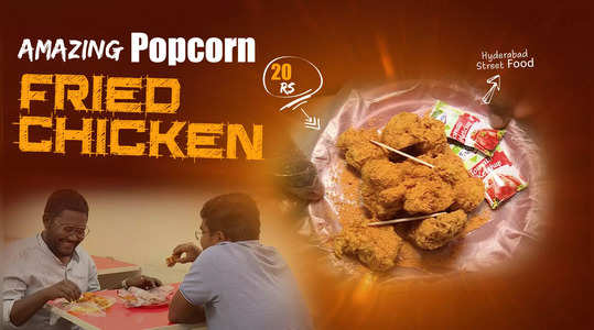 fried chicken just 20rs hyderabad street food