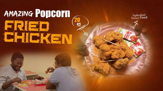 fried chicken just 20rs hyderabad street food