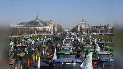शेतकरी आंदोलनाचं लोण फ्रान्समध्ये, पॅरिसमध्ये दिल्लीप्रमाणं शेतकऱ्यांनी काढला ट्रॅक्टर मार्च, जाणून घ्या कारण