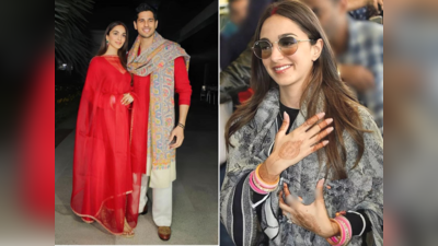 Sid-Kiara Wedding: સિદ્ધાર્થનો હાથ પકડી સિમ્પલ લૂકમાં કિયારા અડવાણી પહોંચી દિલ્હી, મોંઘીદાટ શૉલ પરથી નહીં હટે નજર