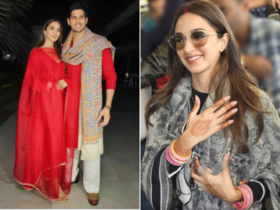 Sid-Kiara Wedding: સિદ્ધાર્થનો હાથ પકડી સિમ્પલ લૂકમાં કિયારા અડવાણી પહોંચી દિલ્હી, મોંઘીદાટ શૉલ પરથી નહીં હટે નજર