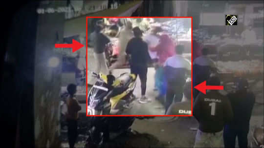 criminal attacks cops with knife in delhis tilak nagar