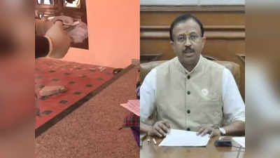 V Muraleedharan: नरेंद्र मोदी सरकार में मंत्री वी मुरलीधरन के घर पर पथराव, देखें घटना की तस्वीरें