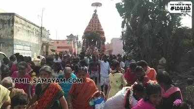 காஞ்சிபுரம் - கூரத்தாழ்வான் அவதார மகோத்சவத்தையொட்டி திருத்தேரோட்ட திருவிழா விமரிசையாக நடைபெற்றது