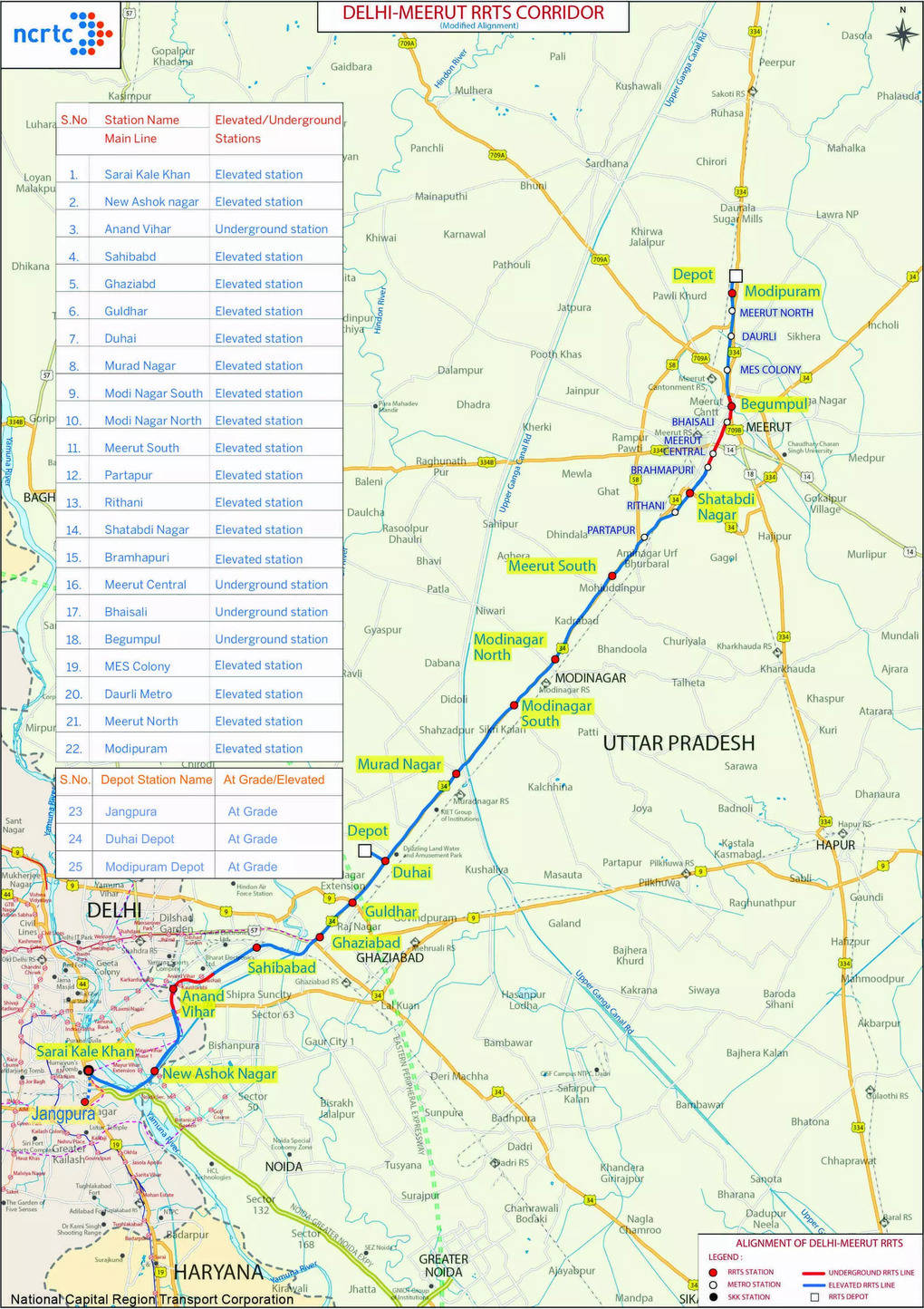 DELHI-Ghaziabad-Meerut-MAP