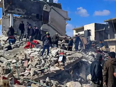 Syria Earthquake: સીરિયામાં શક્તિશાળી ભૂકંપ બાદ કાટમાળમાંથી જીવતા નીકળવામાં આવ્યા પરિવારનાં 5 સભ્યો 