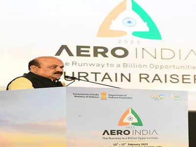 Aero India 2023: ದೇಶದ ಶೇ 67 ರಷ್ಟು ಏರೋಸ್ಪೇಸ್ ಉಪಕರಣಗಳು ಕರ್ನಾಟಕದಲ್ಲಿ ಉತ್ಪಾದನೆ -ಸಿಎಂ ಬೊಮ್ಮಾಯಿ