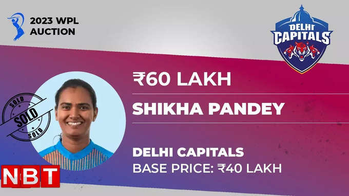 WPL Auction 2023 Live: शिखा पांडे पर दिल्ली कैपिटल्स ने लगाई बोली