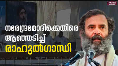 പ്രധാനമന്ത്രി നരേന്ദ്രമോദിക്കെതിരെ ആഞ്ഞടിച്ച്  വയനാട് എം പി രാഹുൽ ഗാന്ധി