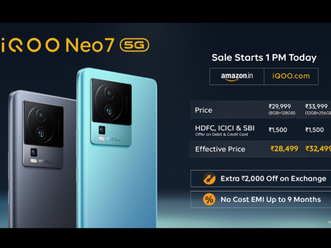 iQOO Neo 7 Sale